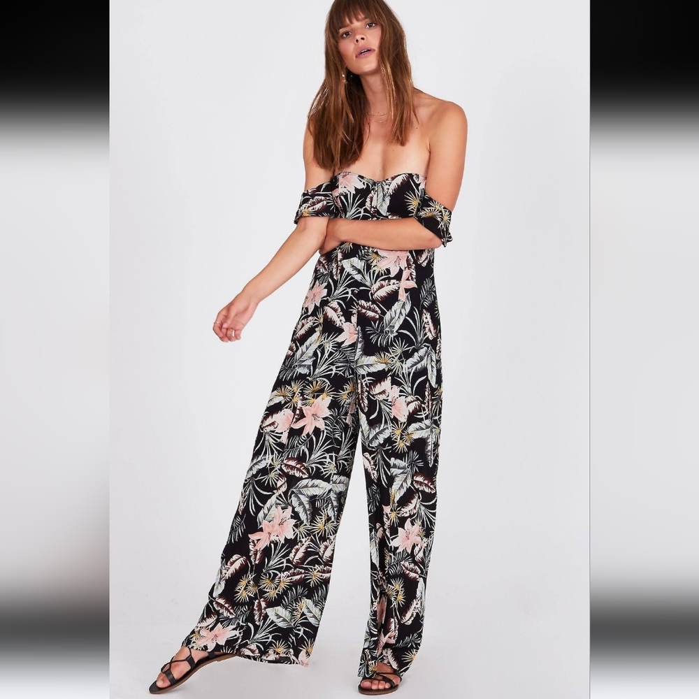 Amuse Society Floral Jumpsuit